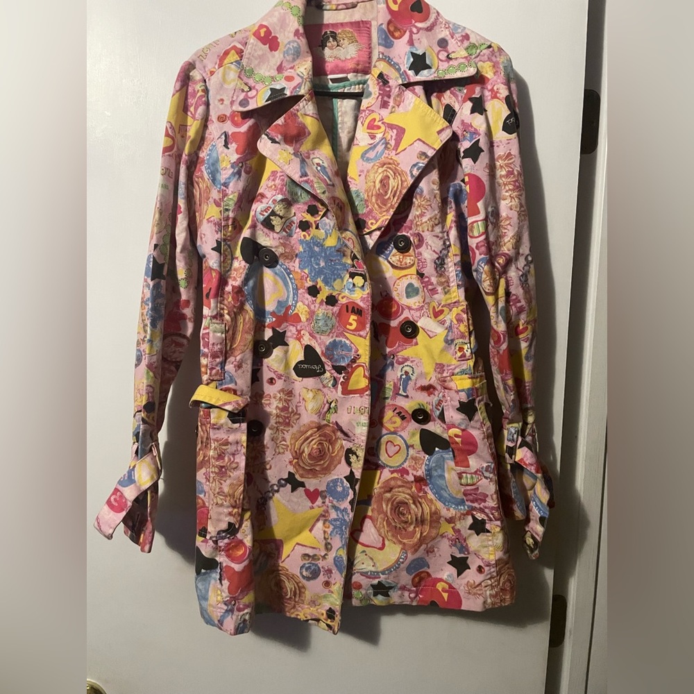 A beautiful vintage Denim Fiorucci designer jacket ,Multiple colors very stylish